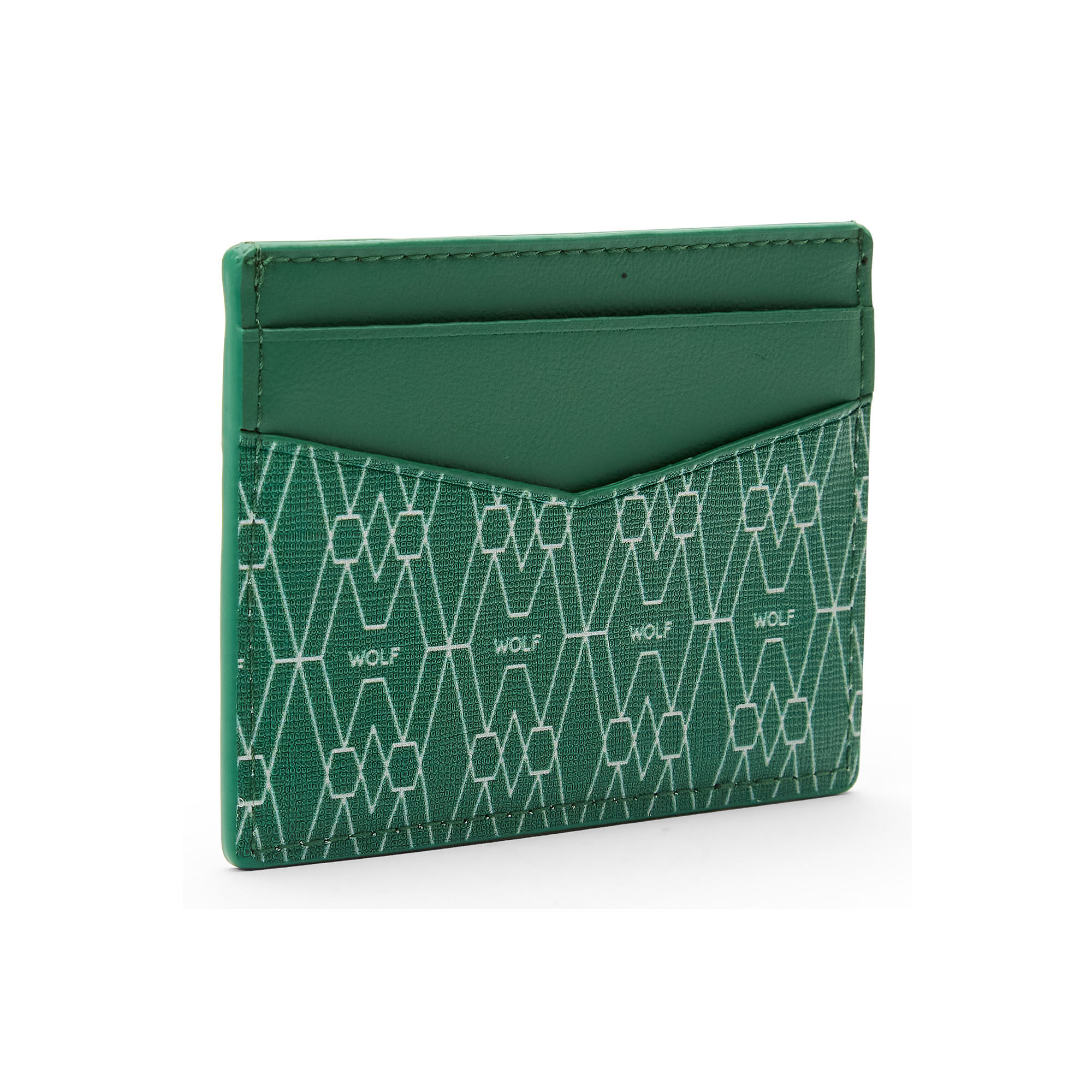 WOLF Signature Green 5-Card Holder | Maison Birks
